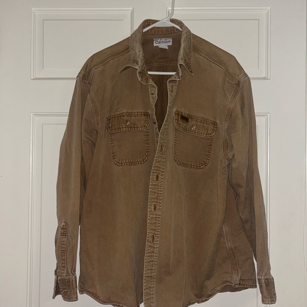 Carhartt Tan Long Sleeve Shirt
